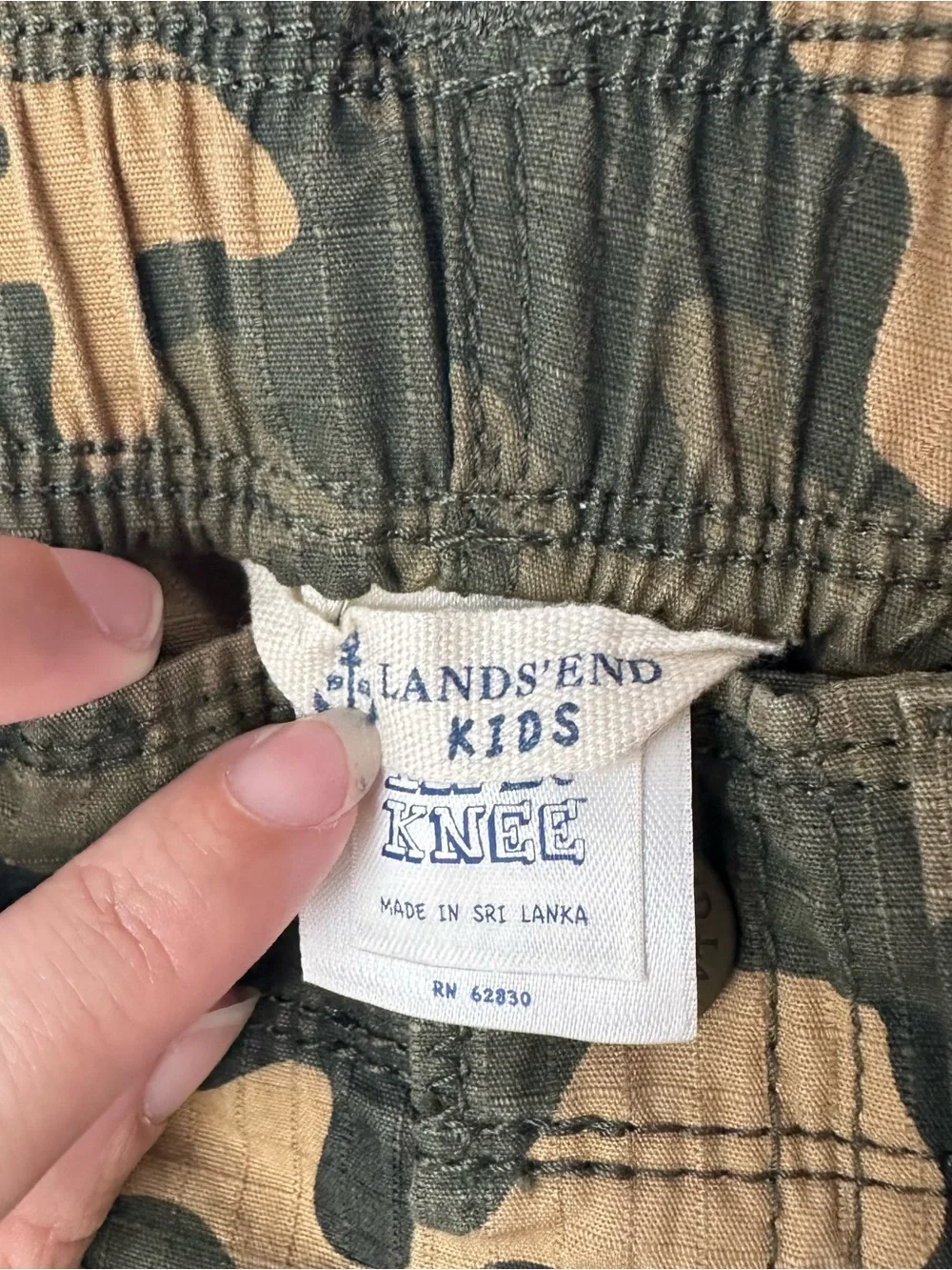 Lands’ End Camo Cargo Pants